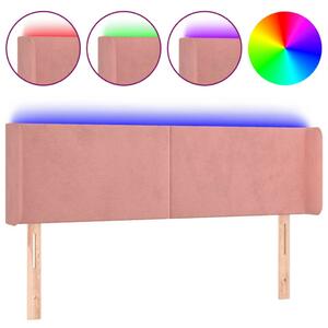 Bársony LED Fejtámla - Rózsaszín - 147cm