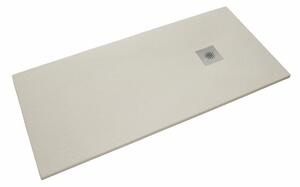 Zuhanytálca négyszögletes SIKO 140x80 cm öntött márvány blanco SIKOSTONE14080SB