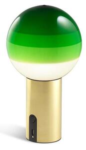 Marset - Dipping Light Portable Green/Brushed Brass - Lampemesteren