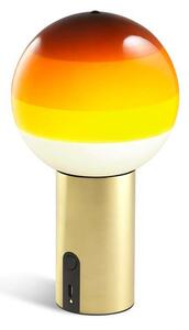 Marset - Dipping Light Portable Amber/Brushed Brass - Lampemesteren