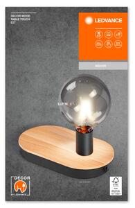 Ledvance Decor Wood asztali lámpa 1xE27 foglalattal, fa hatású