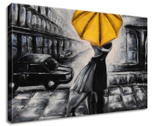 Gario Vászonkép Sárga csók az esoben Méret: 100 x 70 cm