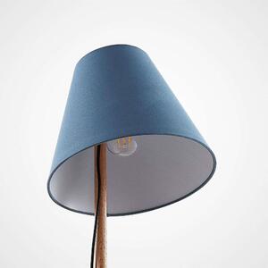 Lucande - Jinda Asztali Lámpa Blue/Wood - Lampemesteren