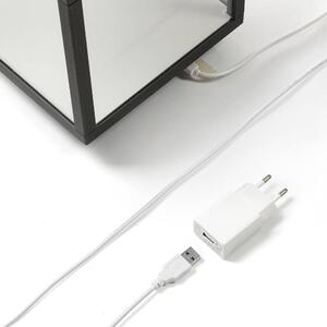 Lucande - Cube LED Portable Kültéri Asztali Lámpa Graphite - Lampemesteren