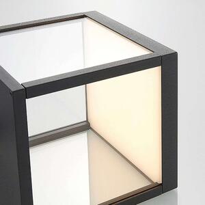 Lucande - Cube LED Kültéri Fali Lámpa Graphite - Lampemesteren