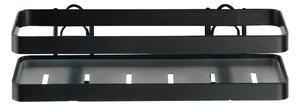 Turbo-Loc® Gala fekete fali konyhai polc, szélesség 22 cm - Wenko