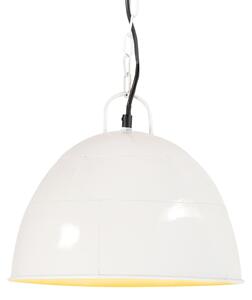 Kerek fehér ipari vintage függőlámpa 25 W 31 cm E27