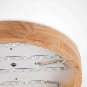 Lindby - Milada Mennyezeti Lámpa Wood/White - Lampemesteren