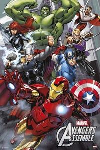 Plakát Marvel - Avengers Assemble, (61 x 91.5 cm)