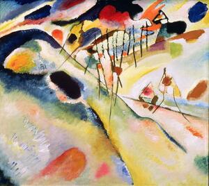 Wassily Kandinsky - Festmény reprodukció Landscape, 1913, (40 x 35 cm)
