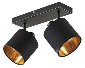 Lindby - Vasilia 2 Mennyezeti Lámpa Black/Gold - Lampemesteren
