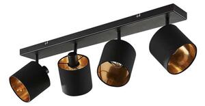 Lindby - Vasilia 4 Mennyezeti Lámpa Black/Gold - Lampemesteren