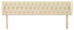 Elegáns Szövet Fejtámla - Krémszínű - 183 cm
