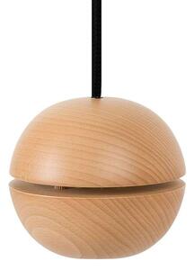 Envostar - Wooden Balls 6 Függőlámpa Wood/Black - Lampemesteren