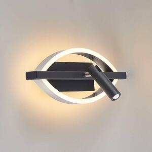 Lucande - Matwei LED OvalFali Lámpa Nickel - Lampemesteren