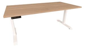 ALB-A160/80 állítható magasságú fémvázas íróasztal fehér vázzal (392522)