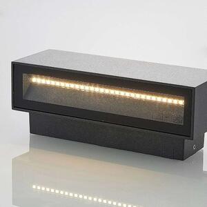 Lucande - Oliver LED Kültéri Fali Lámpa W18 Dark Grey - Lampemesteren