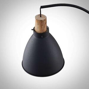 Lindby - Trebale Állólámpa Black/Light WoodLindby - Lampemesteren