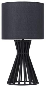 Fekete fa asztali lámpa 37 cm CARRION