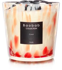 Baobab Pearls Coral illatos gyertya 8 cm