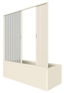 Italbox Astra Kádparaván - 200x150 cm - Fehér PVC
