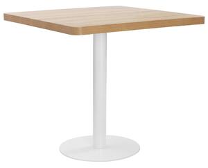 Világosbarna MDF bisztróasztal 80 x 80 cm