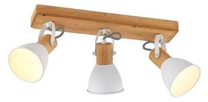Lindby - Merela 3 Mennyezeti Lámpa Wood/WhiteLindby - Lampemesteren