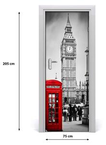 Ajtóposzter Big Ben, London 95x205