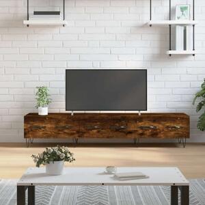 Füstös tölgyszínű műfa tv-szekrény 150 x 36 x 50 cm