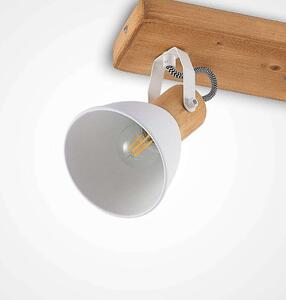 Lindby - Merela 2 Mennyezeti Lámpa Wood/WhiteLindby - Lampemesteren