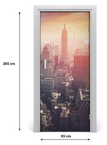 Poszter tapéta ajtóra New York Panorama 95x205