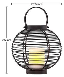 Lindby - Mairuna Napelemes Lámpa LED Ø22,7 Black - Lampemesteren
