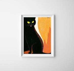 Plakát poszter Plakát poszter Fekete macska tomo beakaki
