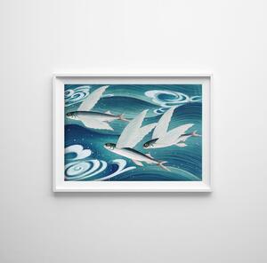 Plakát Plakát Repülő halak Bakufu által