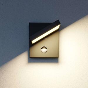 Lucande - Silvan Kültéri Fali Lámpa Érzékelővel Graphite/White - Lampemesteren