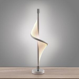 Lucande - Edano LED Asztali Lámpa White/Chrome - Lampemesteren