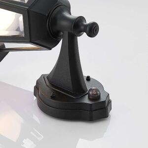 Lindby - Iavo LED Kültéri Fali Lámpa w/Sensor Black/ClearLindby - Lampemesteren