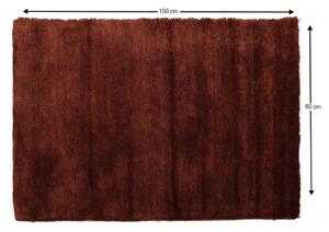 LUMA bordó polyester szőnyeg 80x150cm