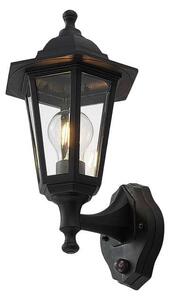 Lindby - Nane Kültéri Fali Lámpa w/Sensor BlackLindby - Lampemesteren
