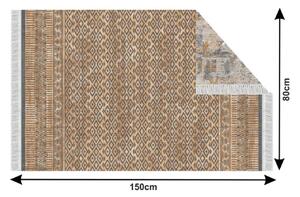 MADALA barna polyester szőnyeg 80x150cm