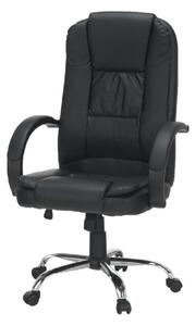 MADOX fekete ökobőr irodai szék