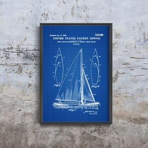 Plakát Plakát A Sailboat Herreshoff-i szabadalom