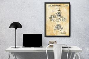 Retro poszterek Retro poszterek Patent Wieschel traktor