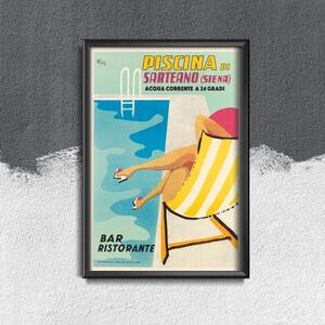 Poszter Poszter Olaszország Piscina di Sarteano