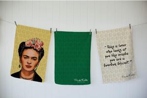 Frida Draw 3 db pamutkeverék konyharuha, 50 x 70 cm - Madre Selva