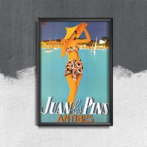 Plakát poszter Plakát poszter Franciaország Juan Les Pins