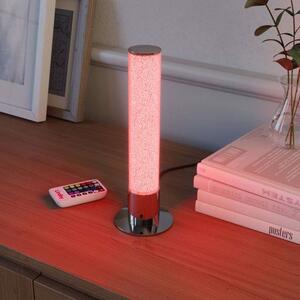 Lindby - Fria Asztali Lámpa Smart Home Transparent/Chrome - Lampemesteren