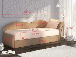 Kétszemélyes kanapé- Agira 22 (szürke + rózsaszín). 1044509
