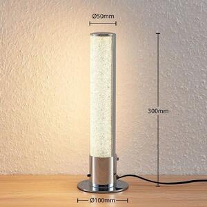 Lindby - Fria Asztali Lámpa Smart Home Transparent/Chrome - Lampemesteren