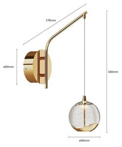 Lucande - Hayley LED Fali Lámpa GoldLucande - Lampemesteren